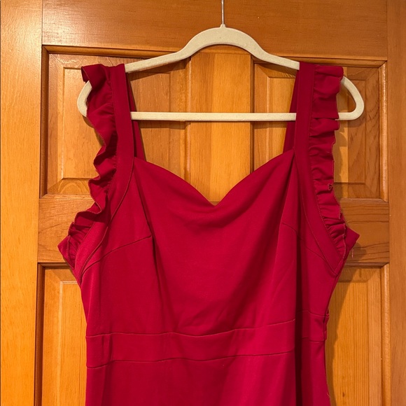 Grace Karin Red Midi Dress - Picture 2 of 5
